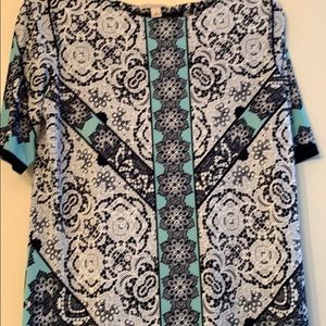 Paisley print dress by cc size8p